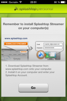 Splashtop Personal - computer management with iPhone [Free] 